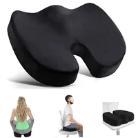 Travel Seat Cushion Memory Foam U-Shaped Pillow for Chair Cushion Pad Car Office Hip Support Massage Orthopedic Pillow 1