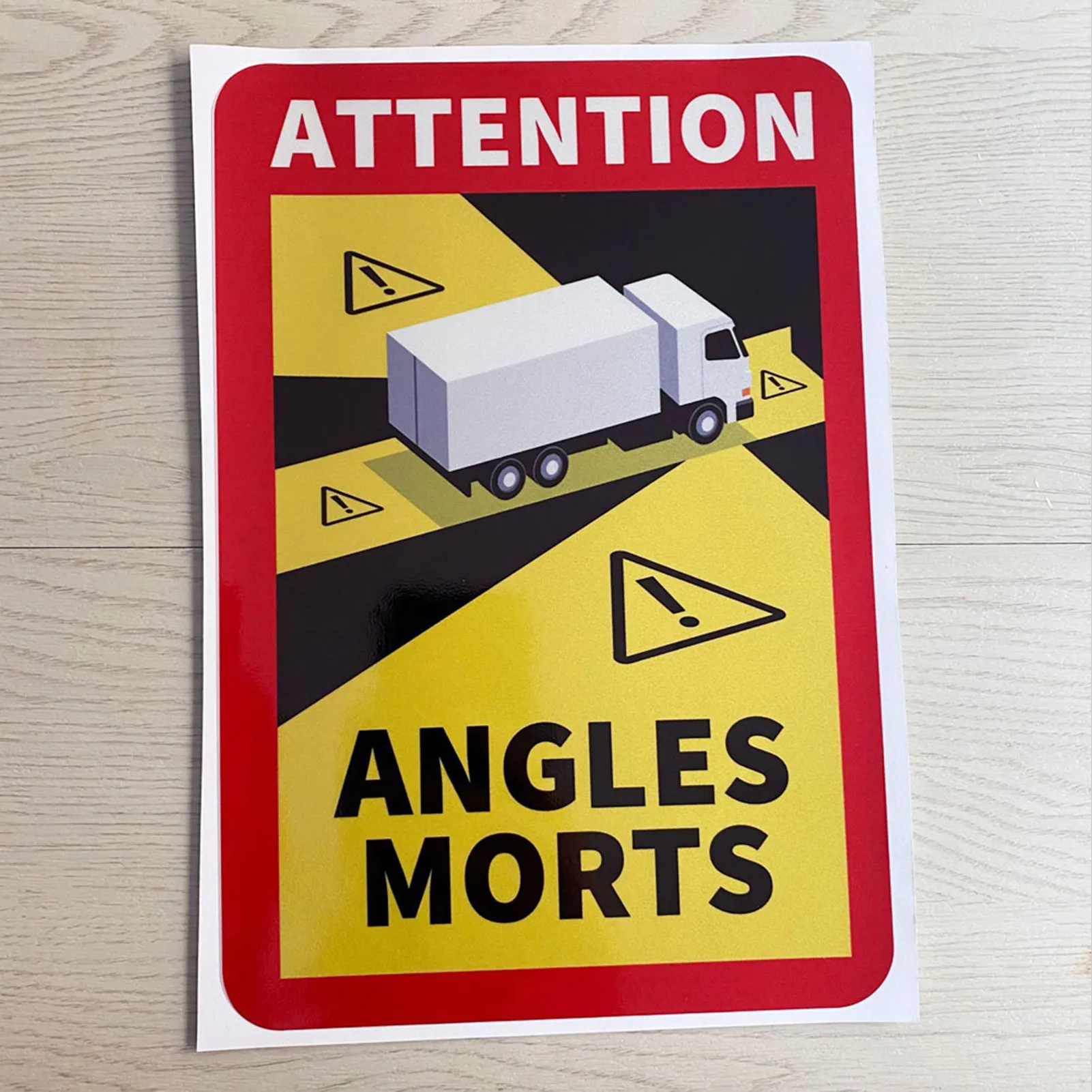 Adesivi Angoli Morti Per Autobus E Camion - Obbligatori Per La Francia (10 Pezzi) - Foto 6