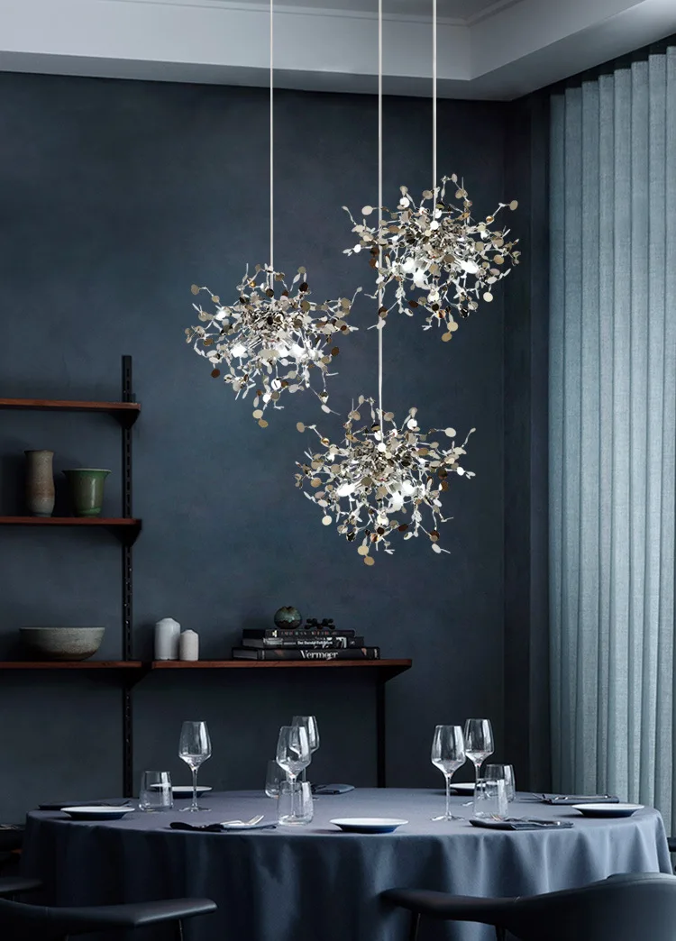 Chandelier - Modern LED Chrome Lamp