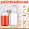 3/5/10Pcs Travel Bottle 5ml/10ml/30ml/50ml/60ml/100ml/120ml Makeup Empty Plastic Bottles Flip Cap For Liquid Lotion Cream 6