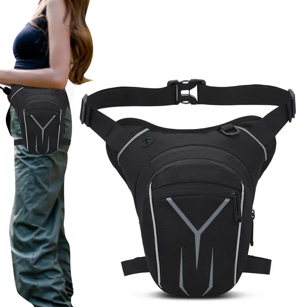 Motorcycle Leg Bag Small Thigh Bags For Men Multifunctional Thigh Waist Bum  Hip Fanny Belt Bag Mobile Phone| | - AliExpress