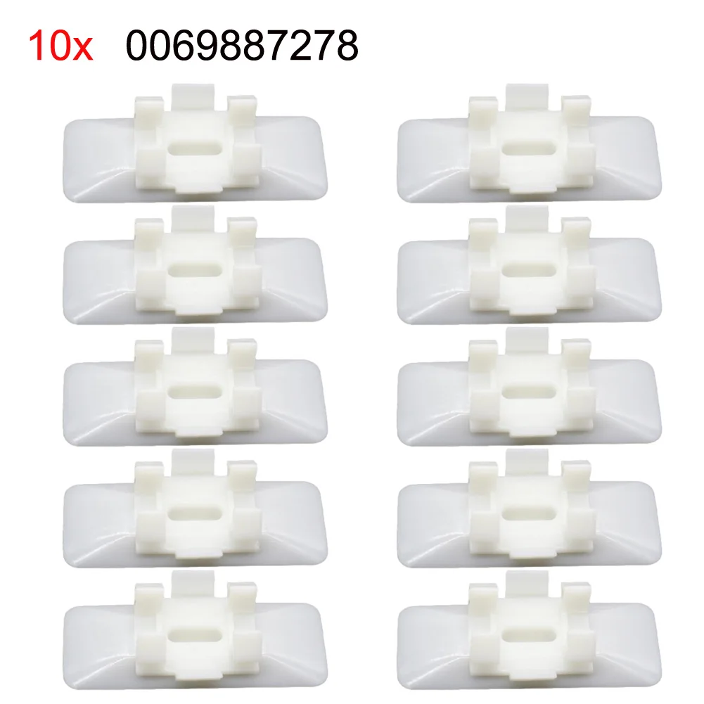 

10pcs Body Side Moulding Clip Retainer For Mercedes Replace 006-988-72-78 For W124 W129 1990-1996 Door Trim Fender Clip Fastener