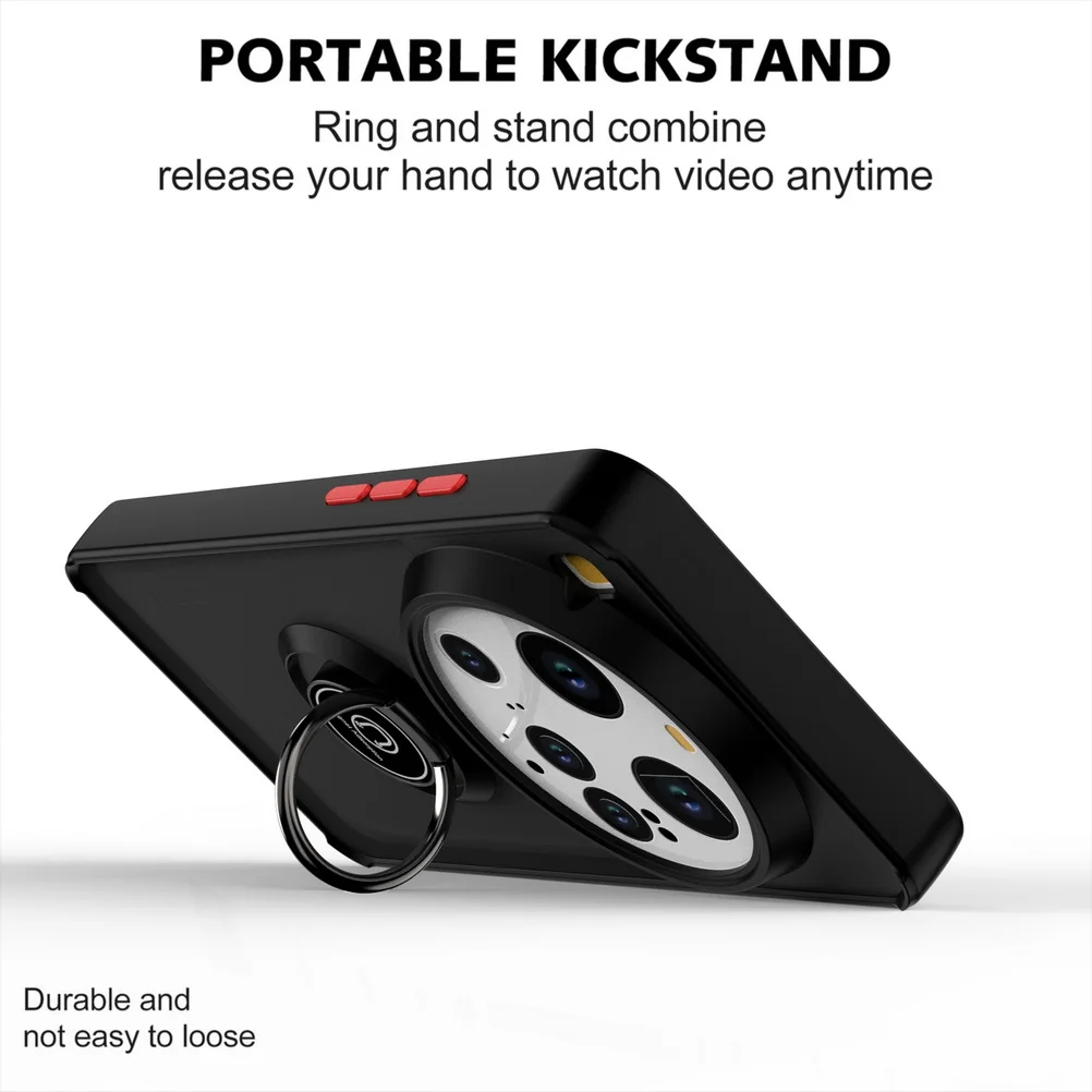 360° Rotatable Bracket Case with Finger Ring and Car Holder Attachment