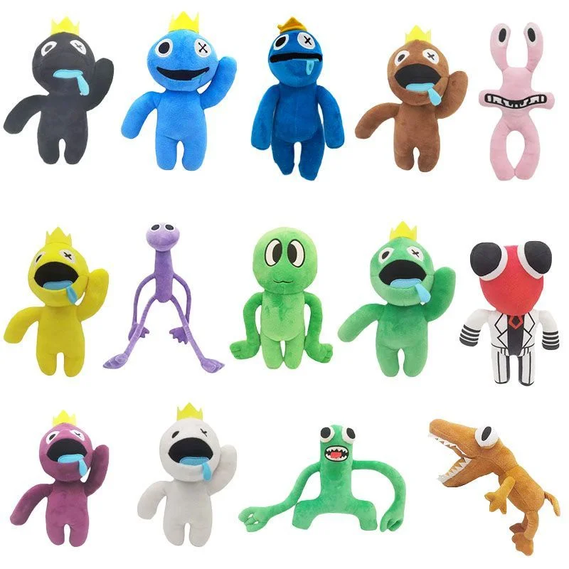 12pcs Roblox Jogo Rainbow Amigos Figura de Ação Blue Green Doll Pvc Toy  Collectible Model Toys Kids Presente de Natal