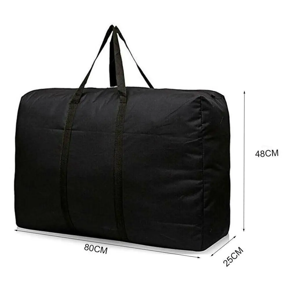 1pc Extra Large Waterproof Moving Luggage Bags Laundry Shopping Bag Non-woven Fabric Cubes 80*48*25cm Home Storage Packing Tool 6