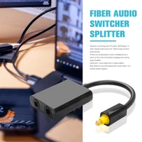 Toslink Splitter 1 in 2 Out Optical Audio Splitter Cable Digital Optical Cable SPDIF Optical Audio Distributor For Multimedia 2