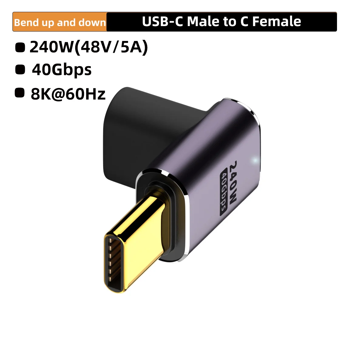 ตัวเลือกสินค้า อะแดปเตอร์ USB-C 40Gbps ชาร์จเร็ว 240W สำหรับ MacBook และอุปกรณ์ USB-C
