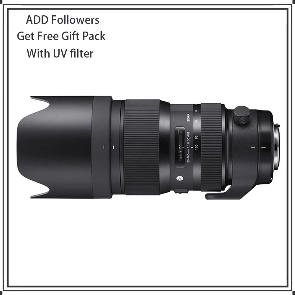 Sigma 50-100Mm F1.8 Dc Hsm Art Lens Per Nikon Canon Mount