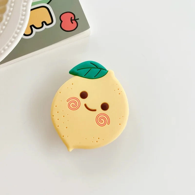 Cep telefonu tutucu Sevimli Meyve Çilek IPhone için Katlanabilir Kavrama Desteği Tok Soket Cep Parmak Braketi Griptok Standı