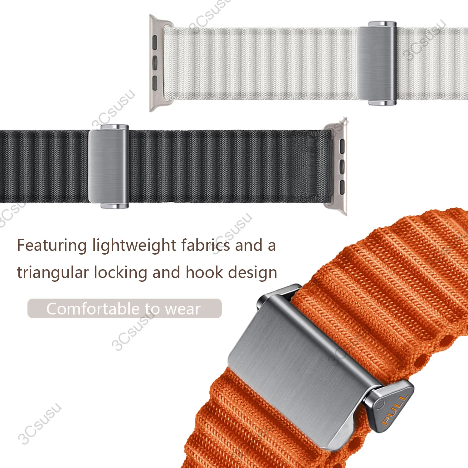 Enhanced Sport Nylon Loop Band for Smartwatch - Alpine Edition