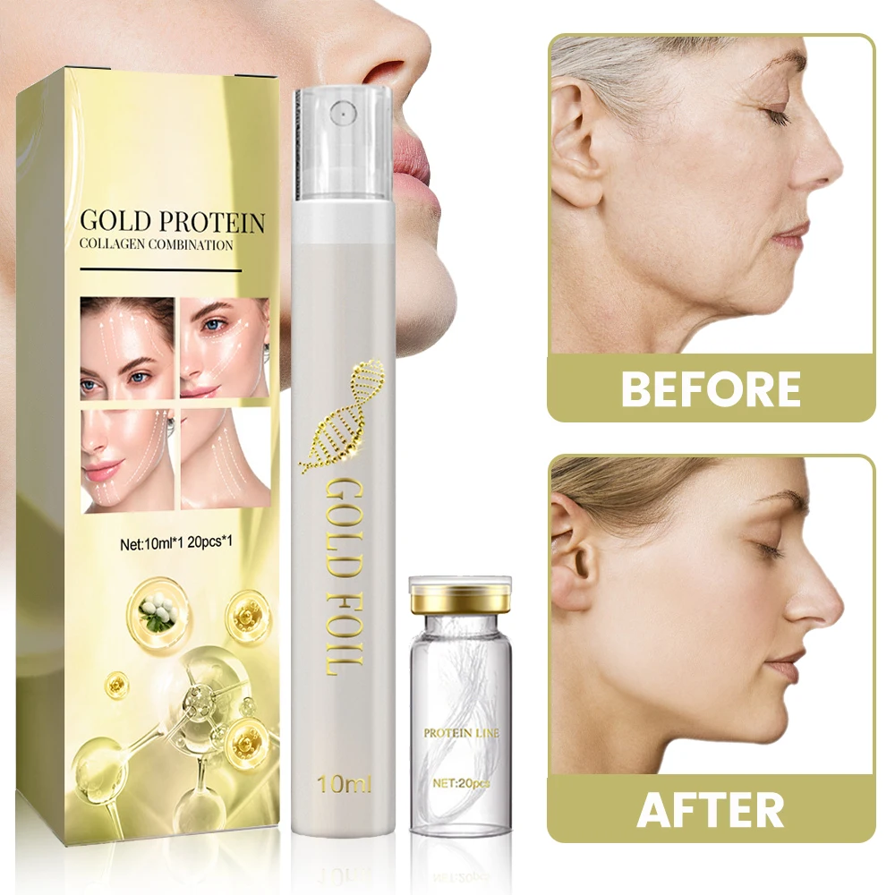 1pcs  Skin Care Essence Face Lift Firming Protein Thread Lifting Kit Serum Collagen Wrinkle Absorbable Anti-Aging Facial Remove face lift firming protein thread lifting kit serum collagen wrinkle absorbable anti aging facial remove skin care essence 2023