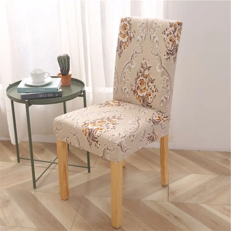 1pc Universal Chair Cover Christmas Hotel Household Anti-fouling Chair Cover Piece Elastic Office Computer Seat Cover 4