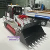LESU 973K RC Hydraulic Loader 1/14 Remote Control Tracked Car Vehicle Painted Model Openable Bucket Light Sound System THZH1992 1