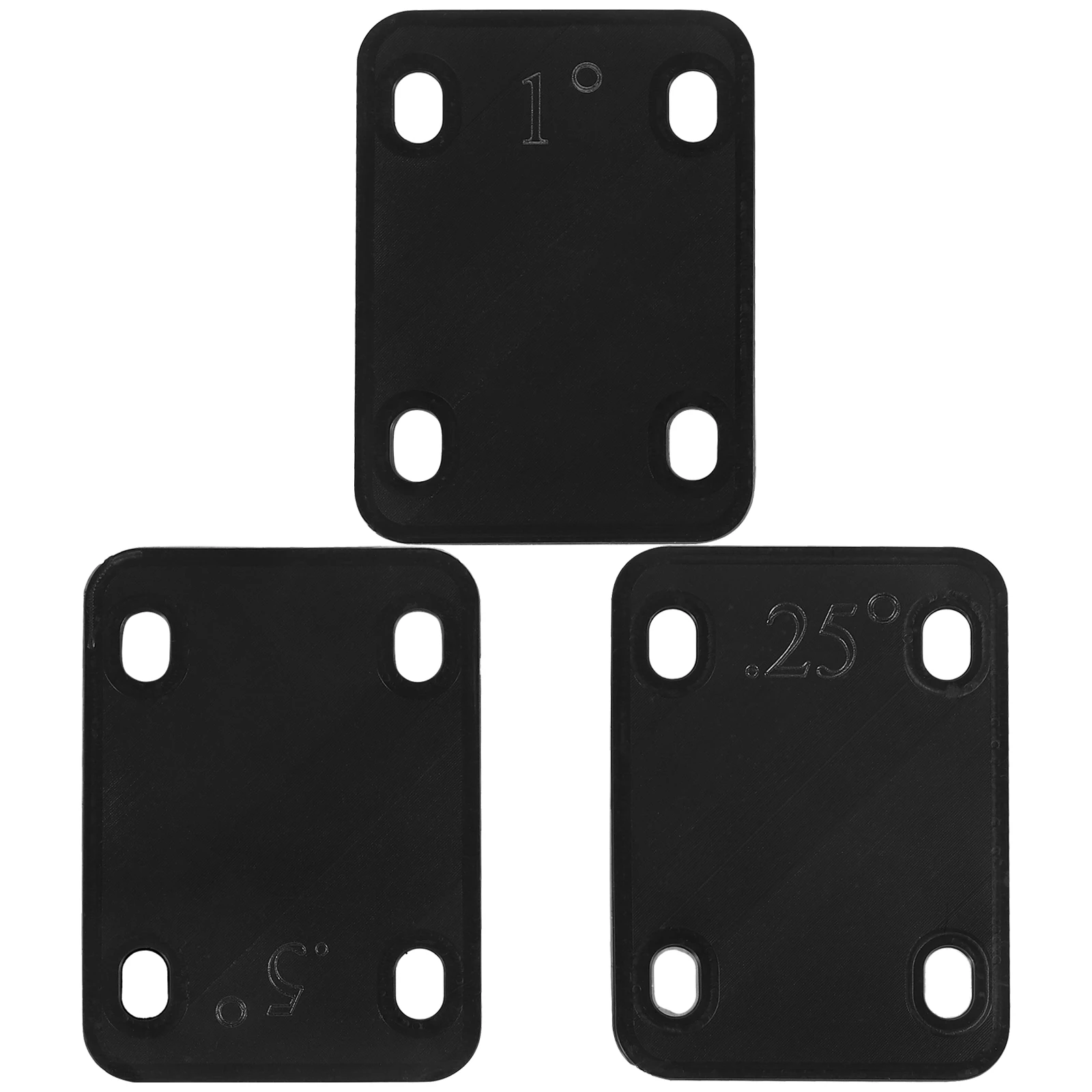 

3Pcs Plastic Guitar Neck Shims Replacement Neck Shim Plastic Guitar Neck Shims Guitar Bass Repair Gasket Heightening Gasket