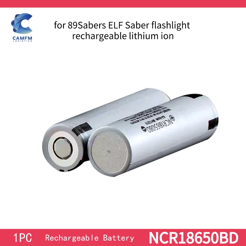 

2PCS battery NCR18650BD 3.6V 3200 mAh can be used for 89Sabers ELF Saber flashlight rechargeable lithium ion