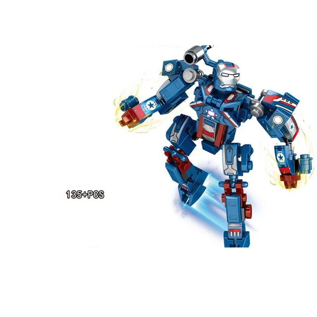 Disney Techno Motorcycle Spiderman Iron Man Venom Captain Armor Mech Mini Model Figures Building Blocks Compatible War Toys Gift - Image 3