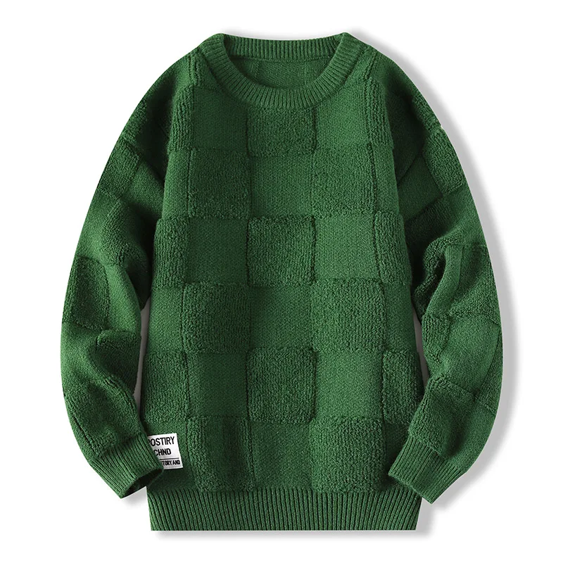 

Winter New Fashion Sweater Men Knitwear Thick Warm Knitted Pullover High Quality Mens Sweaters Casual Loose Male Jumpers