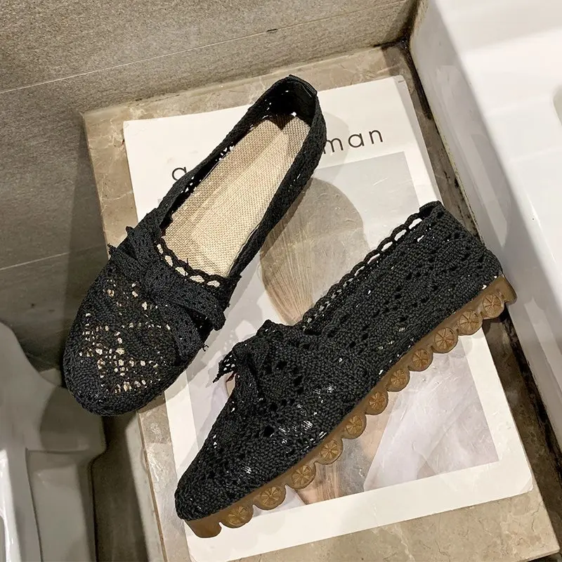 

Туфли женские Рыбак женская обувь, сетчатые, дышащие, на плоской подошве, с мягкой подошвой