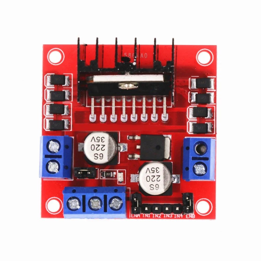 1pcs L298N driver board module L298 stepper motor smart car robot breadboard peltier High Power stepper motor driver