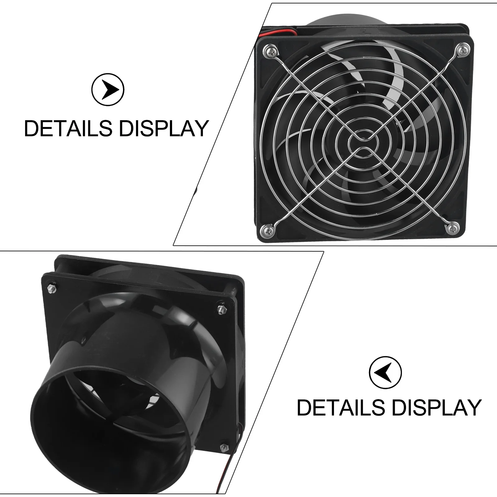 Monocrystalline Silicon PET Solar Panel Vent Fan Solar Ventilation Fan Portable Size Powerful Panel Enhanced Ventilation