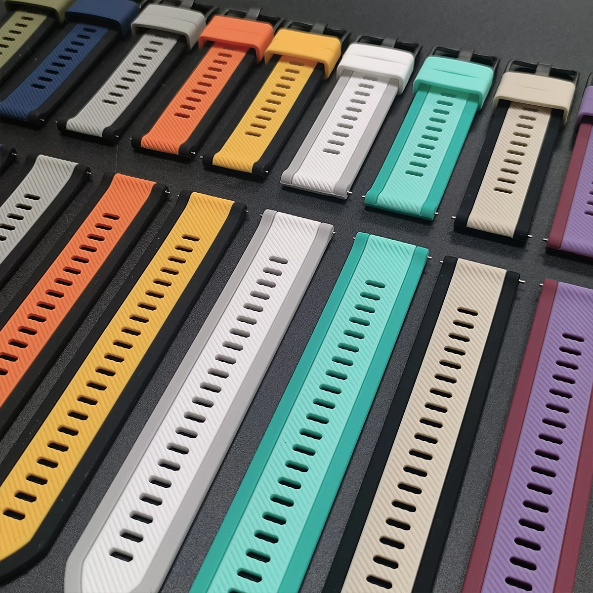 Silicone Sports Watch Strap - Premium Replacement Band