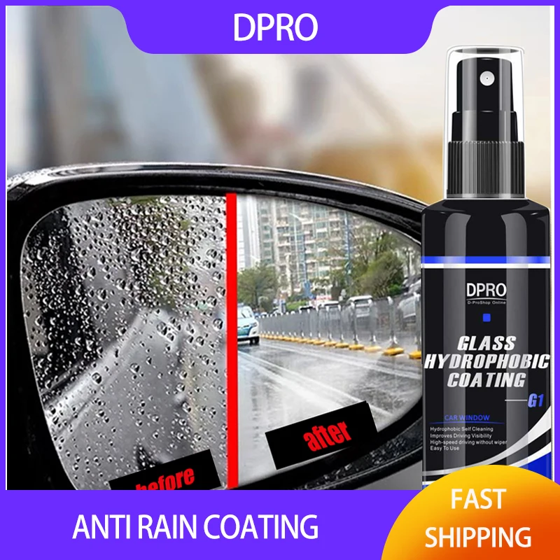 DPROGlassHydrophobicCoatingAntiRainWindowCoatingWaterRepellentWaterproofWindshield