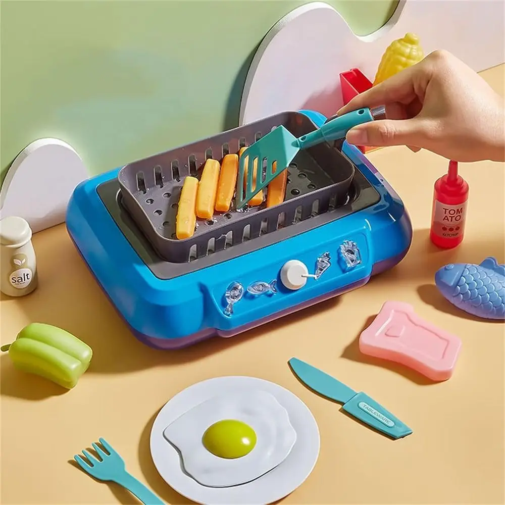 

DIY Gourmet Cooking Box Toy Simulation Multi-functional Induction Kitchen Cooking Set Plastic Children's Play House Toy Kids