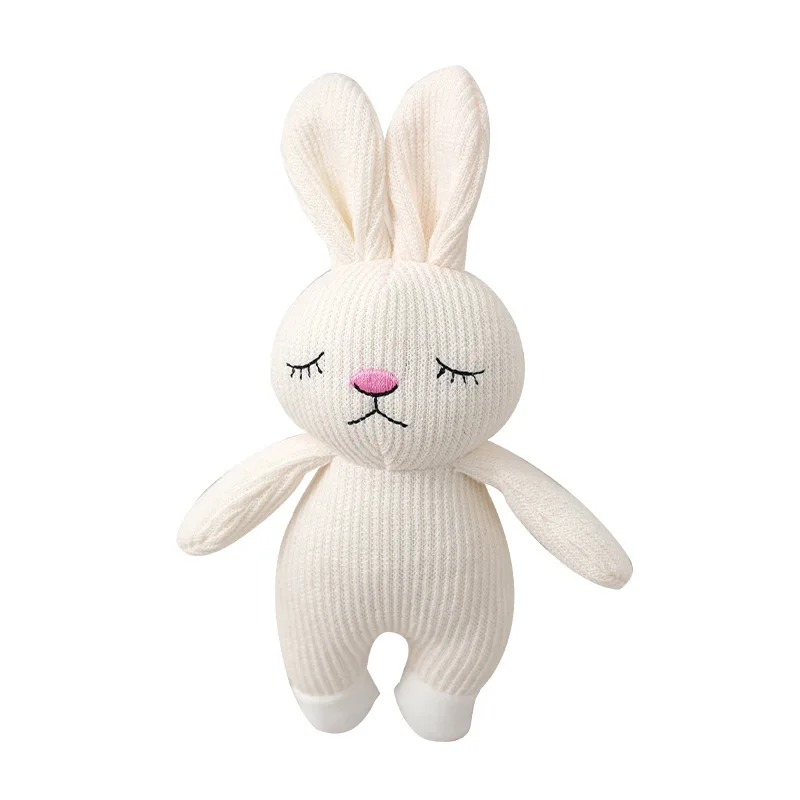 1pcs 20cm 수건 토끼 귀여운 Schoolbag 스트라이프 펜던트 어린이 선물 인형 귀여운 펜던트 Kawaii 소녀 파티 장식