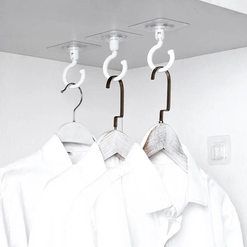 Swivel Swag Hooks In White Gray Black Heavy Duty Self Adhesive For