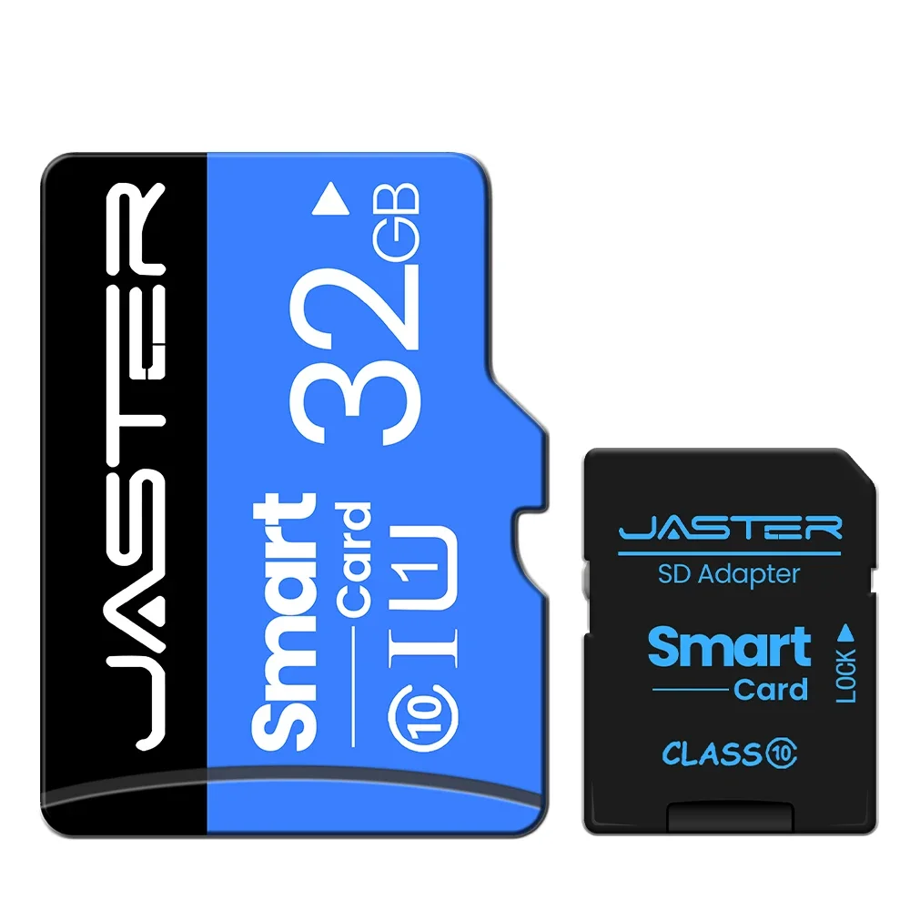 High-Speed Blue Flash Memory Card - Available in 4GB to 128GB Capacities, Class 10 SD Card