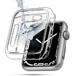 Premium TPU Protective Cover with Screen Protector for 41mm series 9-8-7 (Transparent 1)