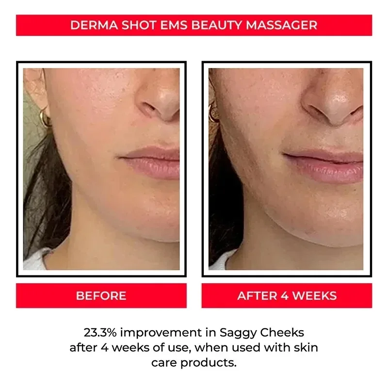 Electric Facial Micro-current Beauty Instrument Face Lift Roller Massager Skin Tighten Thin Double Chin Massage Beauty Devices