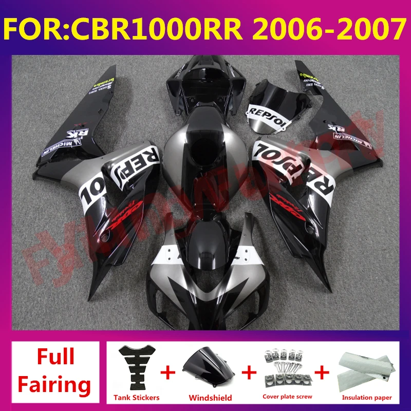 

For CBR1000RR CBR 1000RR CBR1000 RR 2006 2007 Motorcycle Injection full Fairing Kit fit Bodywork fairings kits zxmt set repsol