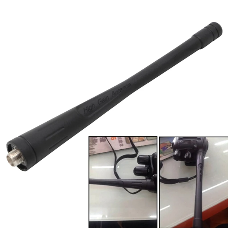 

Black high gain sma female antenna for baofeng 888s walkie talkie two-way radio