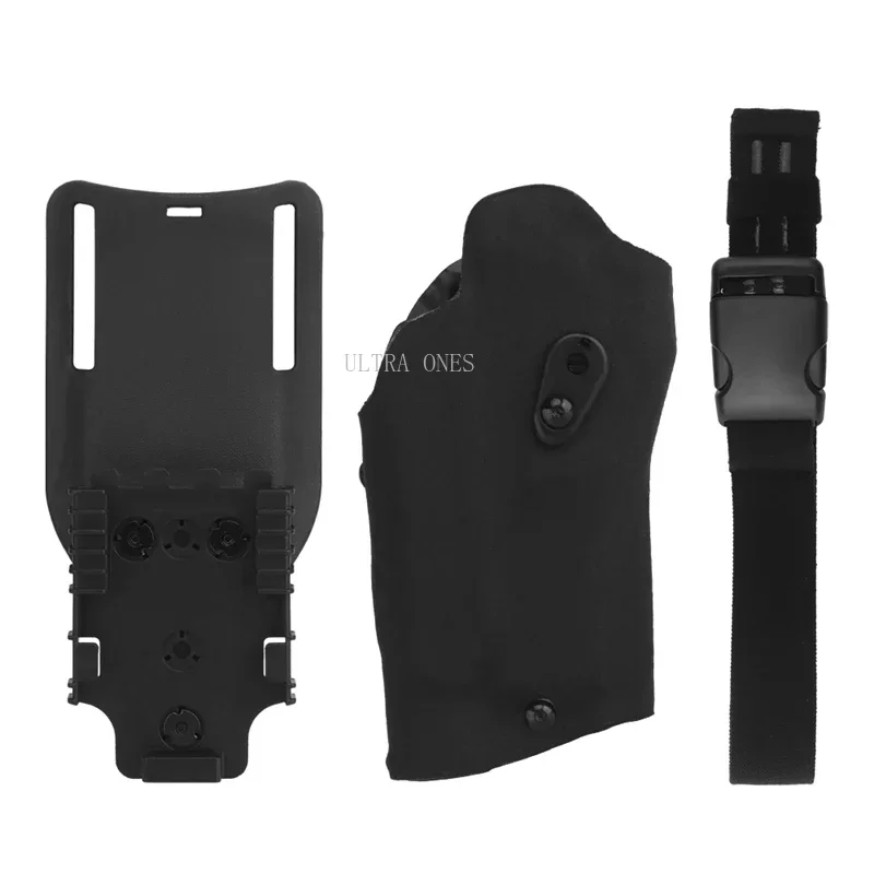 Pistol Holster Tactical Gun Airsoft Hunting P320 Belt Waist QLS Quick Mount Adapter Leg Shroud Drop
