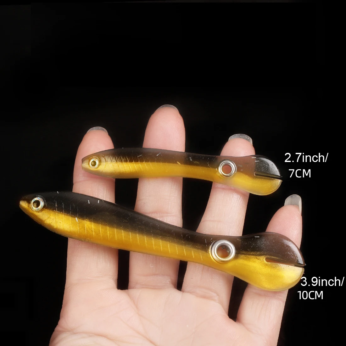WALK FISH 5PCS 6.7cm 10cm Fishing Lures Bionic Swimming Lure Bass