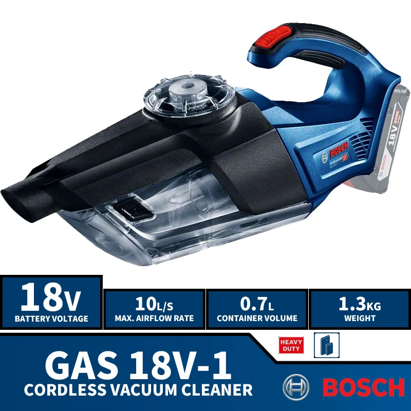 BOSCHGAS18V1ProfessionalCordlessVacuumCleaner18VLithiumPower