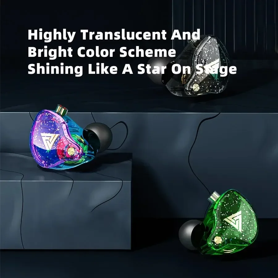 QKZ AK6 Pro الألعاب النحاس سائق HiFi السلكية سماعة...