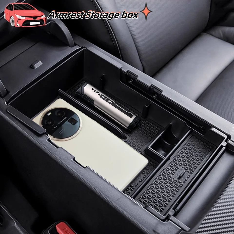 Nonuinz 車の中央アームレスト収納ボックスオーガナイザーセンターコンソールオーガナイザーケースマツダ 3 アクセラ 2019 車の中央アームレスト収納ボックス  マツダ 3 アクセラ 2019 2020 2021 2022 2023 オーガナイザー センターコンソール オーガナイザー ケース ... マツダに適合する 6用 2019-2021 オーガナイザーセンターコンソールトレイ 自動車部品