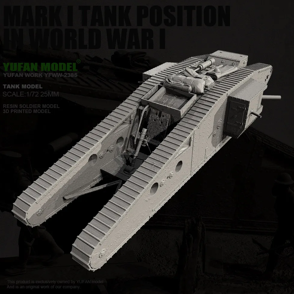 YUFAN MODEL 1/72 레진 모델 키트 자체 조립 및 색칠 YFWW-2385/3D
