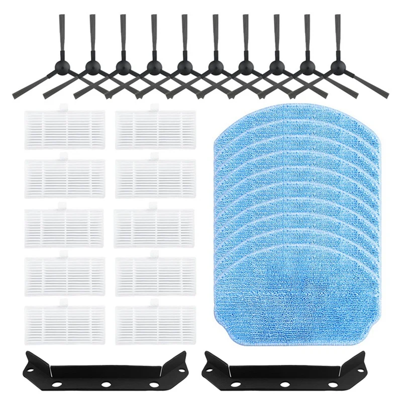 

Аксессуары для робота-пылесоса Midea VCR04W, сменные боковые щетки, фильтр НЕРА, насадка на швабру