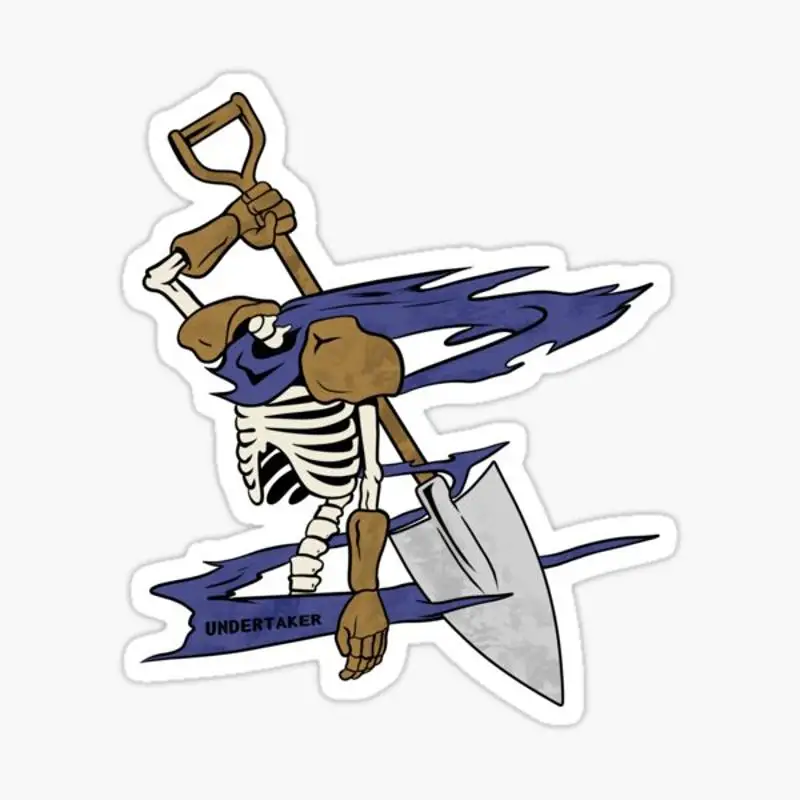 Computer Decoration Eighty six (86) Undertaker Sticker for Laptop Decor Bedroom Car Cute Cartoon Art Fashionable Public Suitcase