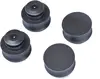 6.6FT Frameless Sliding Glass Shower Door Track Kit Black Barn Shower Door Hardware 4