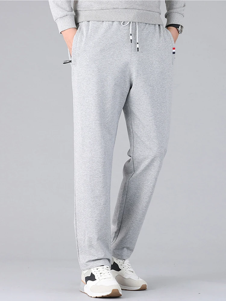 Sport Jogging Trousers Men Spring Autumn Sweatpants Fitness Gym Straight Cotton Track Pants Loose Joggers Plus Size 8XL