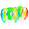 Inflatable Bubble Ball for Kids Soft PVC Blue Red Inflatable Crash Ball for Children Adult Family Outdoor Game Sports Toy Ball 2