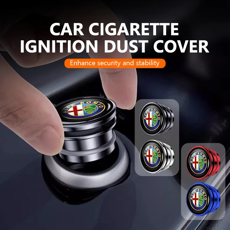 Auto Logo DustProof Car Cigarette Lighter Cover Decoration Cap