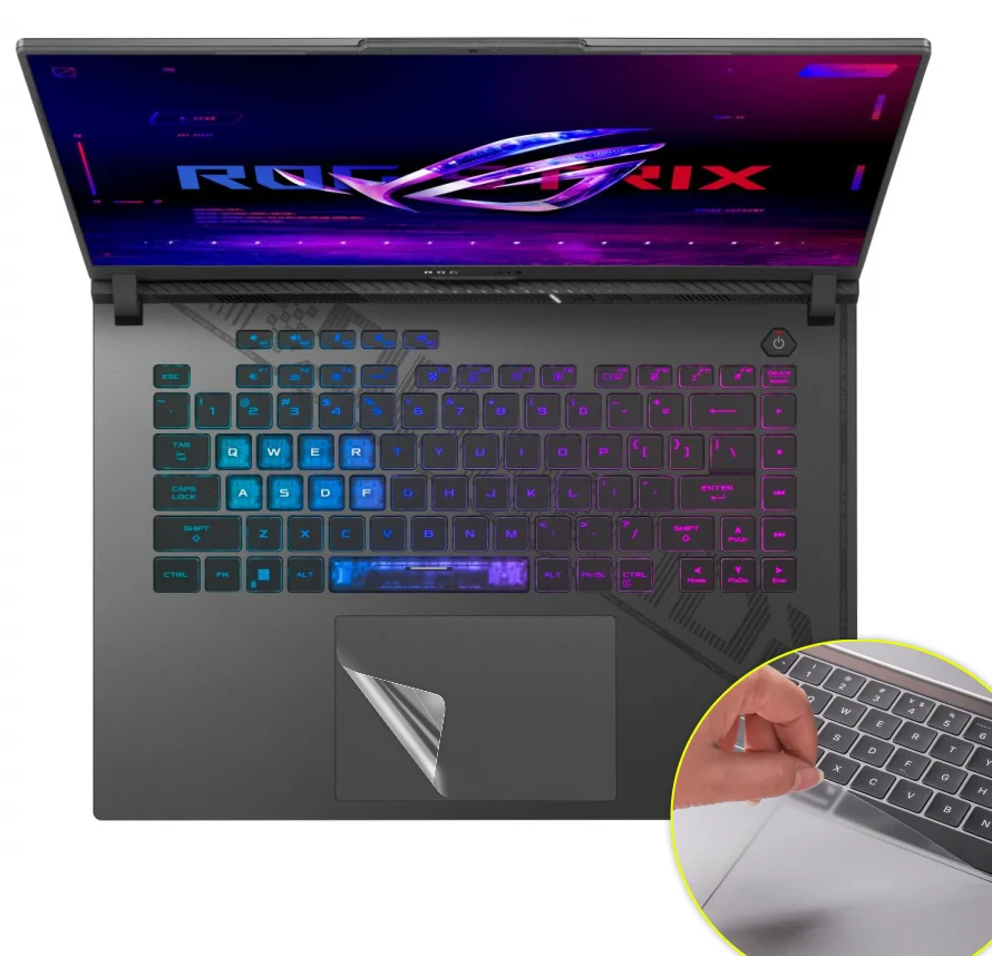 Opaco Per Asus Rog Scar Strix G16 (2023) G614Jz G614Ju G614Ji G614Jv G614 Touchpad Pellicola Protettiva Sticker Protector Touch Pad