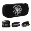Custom Cute Hail Satan Satan Rocks Pencil Case for Boys Gilrs Large Storage  Occult Baphomet Pencil Bag School Supplies 1