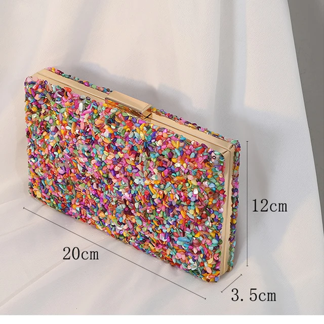 Fashion-forward Women Fashion Clutch Candy Color Flap Handbags