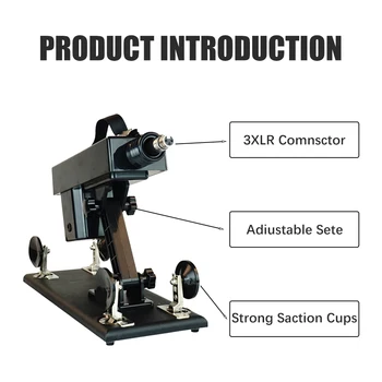 FREDORCH Sex Machine for Woman Adjustable Masturbating Pumping with 3XLR Accessories Sex Gun Love Machine for Men Adult Toys 4